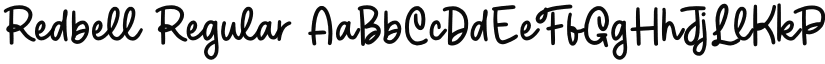 Redbell font download