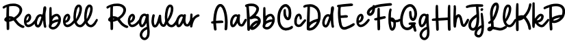 Redbell font download