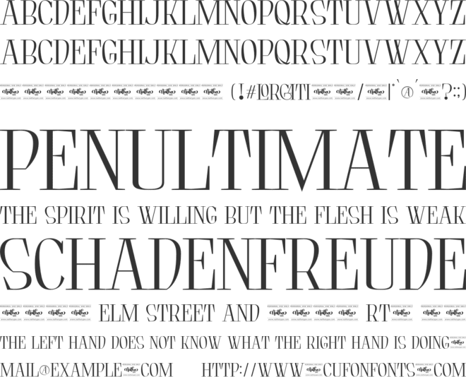 Lorcati Personal Use font preview