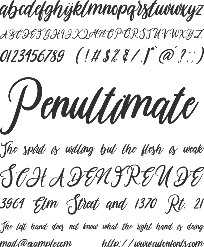 Havana Personal Use Only font preview