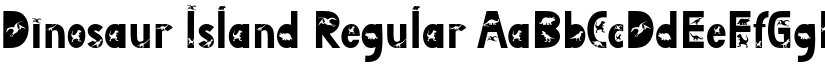 Dinosaur Island Regular font