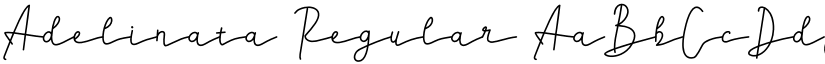 Adelinata Regular font