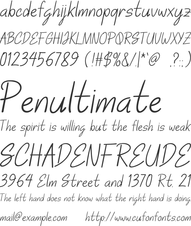 Morning-Dew font preview