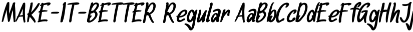 MAKE-IT-BETTER font download