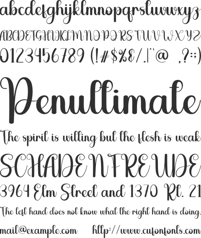 SimpleThink font preview