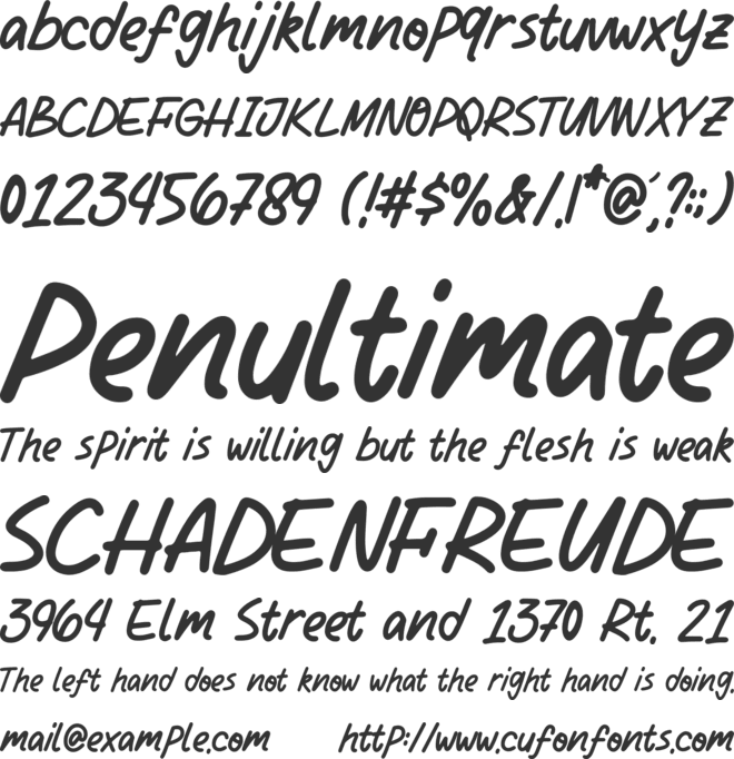 Pink Daisy font preview