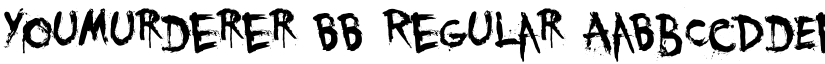 YouMurderer BB Regular font