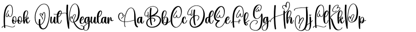 Look Out font download