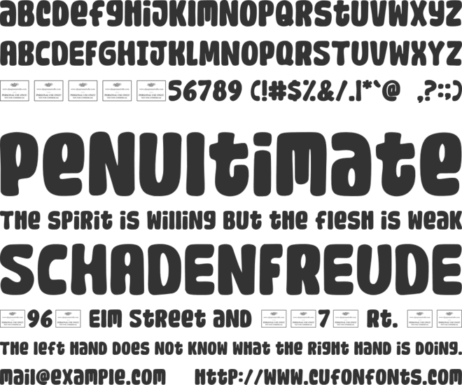 Rocket Raccoon Free font preview