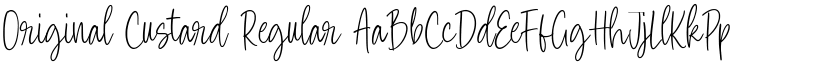 Original Custard font download