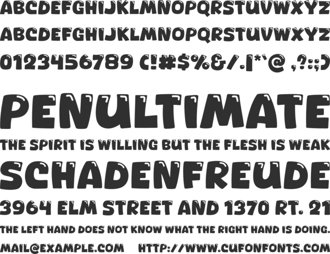Nicolast font preview