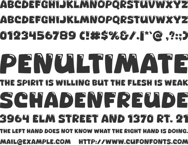 Nicolast font preview