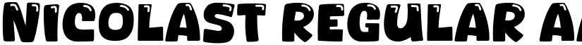 Nicolast Regular font