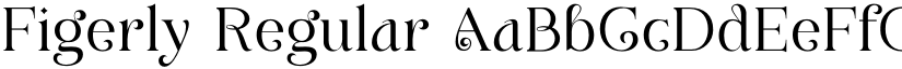 Figerly Regular font