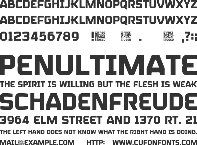 Kingsville font preview