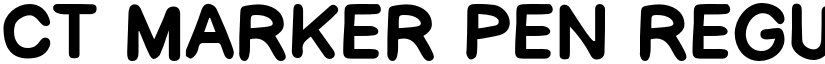 CT Marker Pen Regular font
