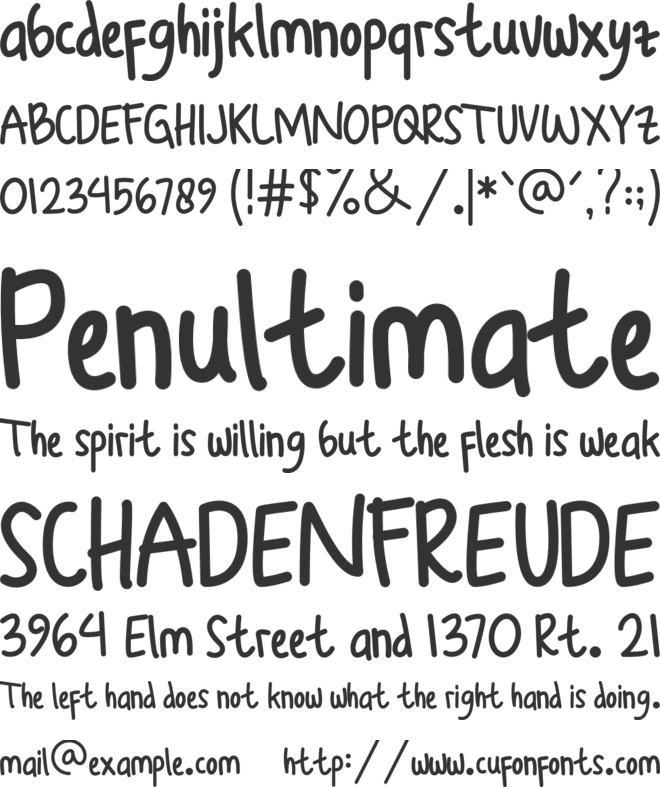 Morning Ciburuy font preview