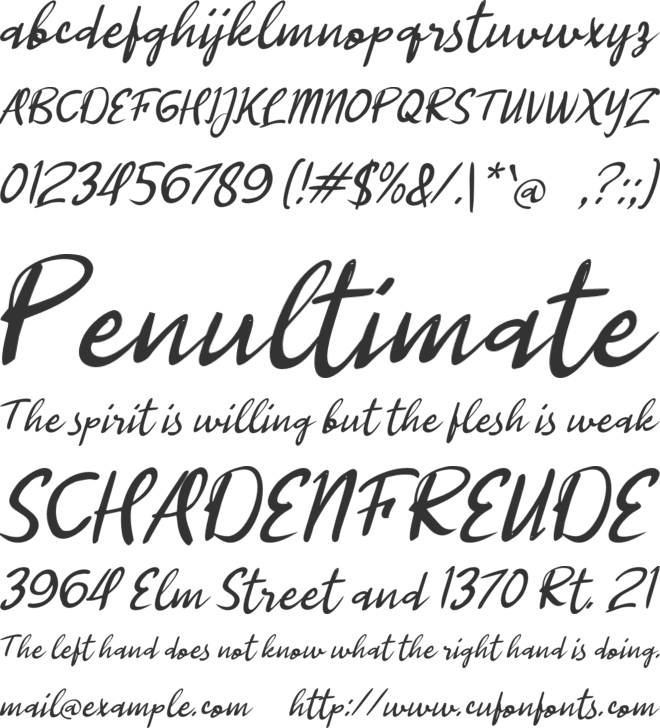 j Jobayer font preview