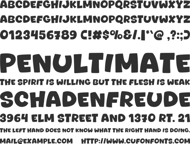 Dogfiles font preview