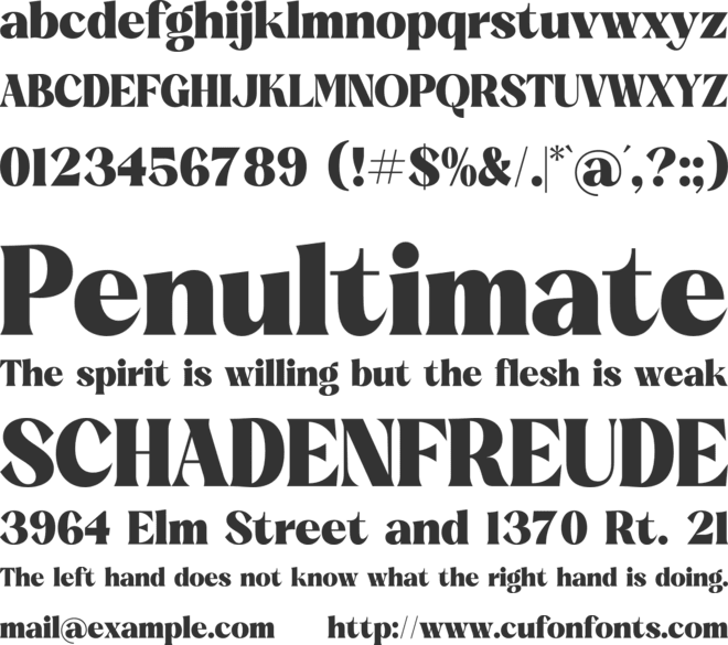 Beatnik Garden font preview