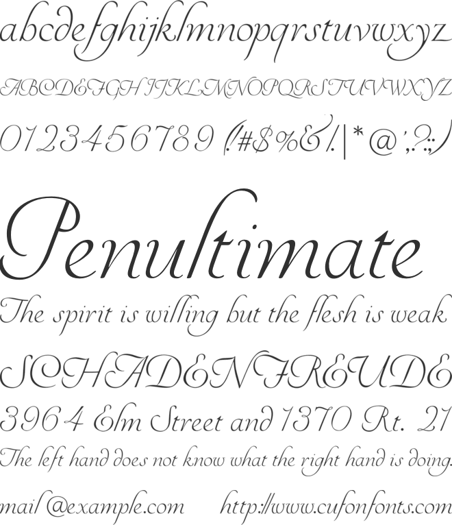 YoureInvited font preview