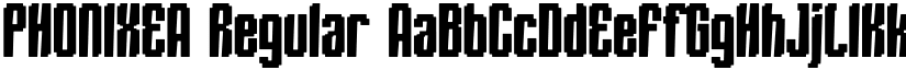 PHONIXEA font download