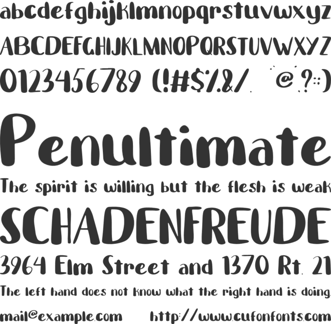 HT Daisy Delight font preview