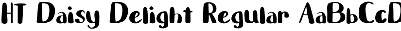 HT Daisy Delight Regular font