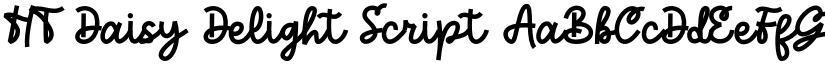 HT Daisy Delight Script font