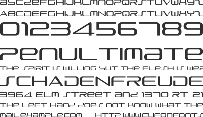 Slim Play font preview
