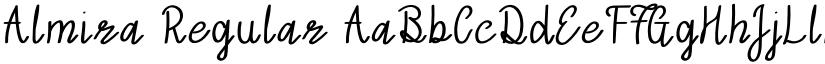 Almira Regular font