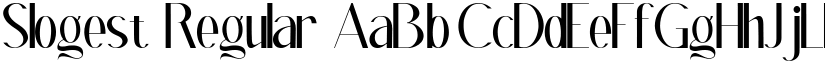 Slogest Regular font