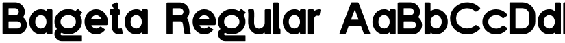 Bageta Regular font