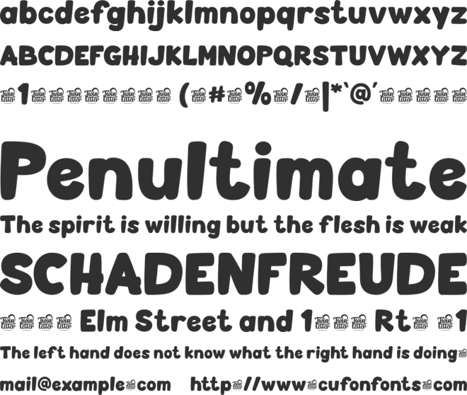 Adhosekle Trial font preview