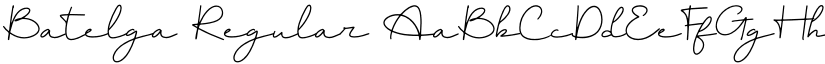 Batelga Regular font