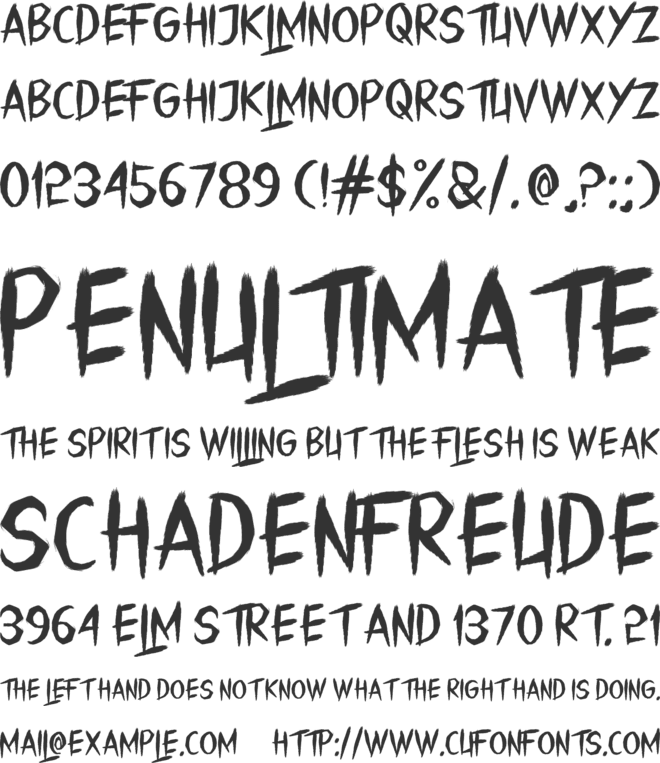 The Lagez font preview