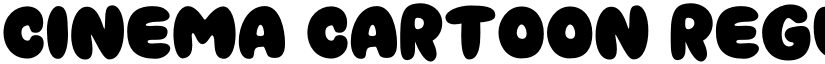 Cinema Cartoon Regular font