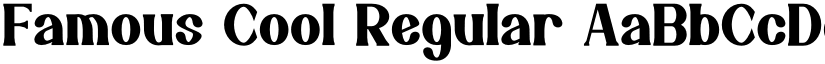 Famous Cool Regular font
