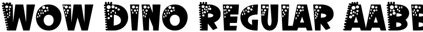 Wow Dino Regular font