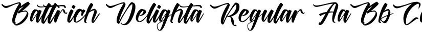 Battrich Delighta font download