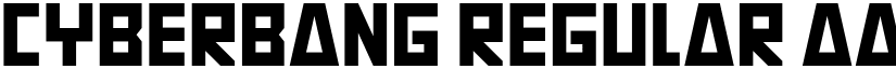 CYBERBANG Regular font