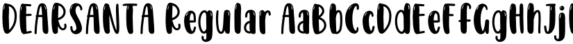 DEARSANTA Regular font