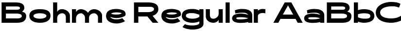 Bohme Regular font