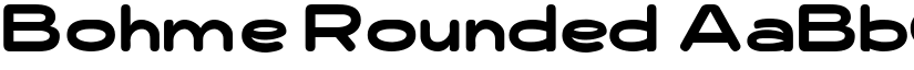 Bohme Rounded font