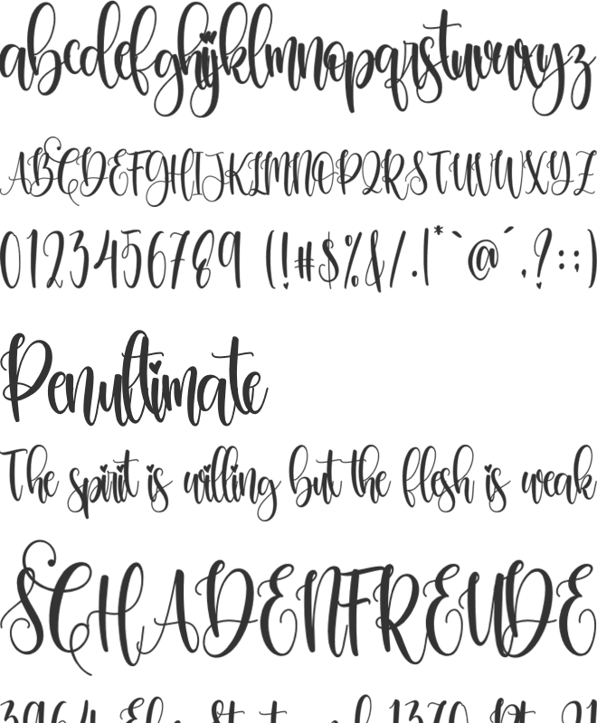 ChristmasDay font preview