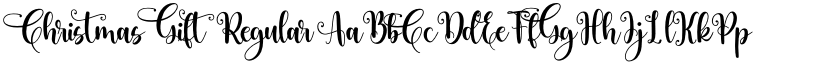 Christmas Gift Regular font