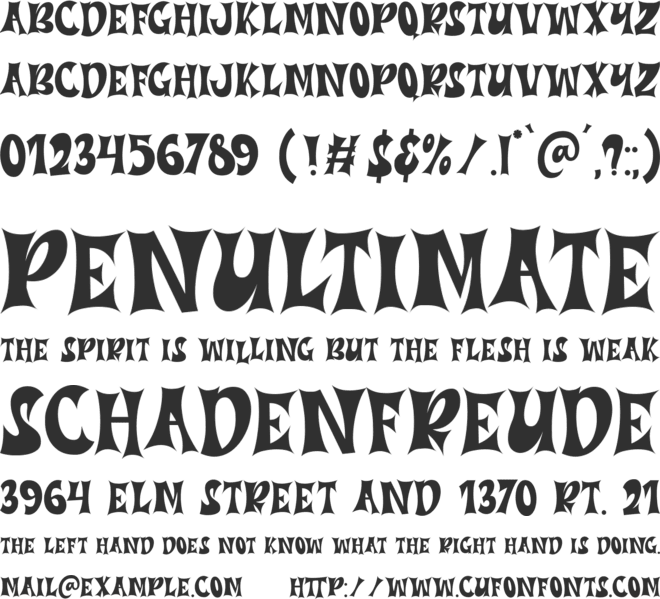Matti Personal Use Only font preview