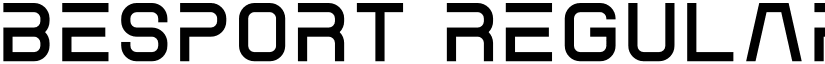 Besport Regular font