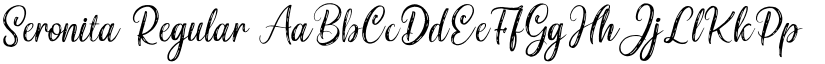 Seronita Regular font