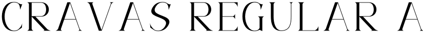 Cravas Regular font